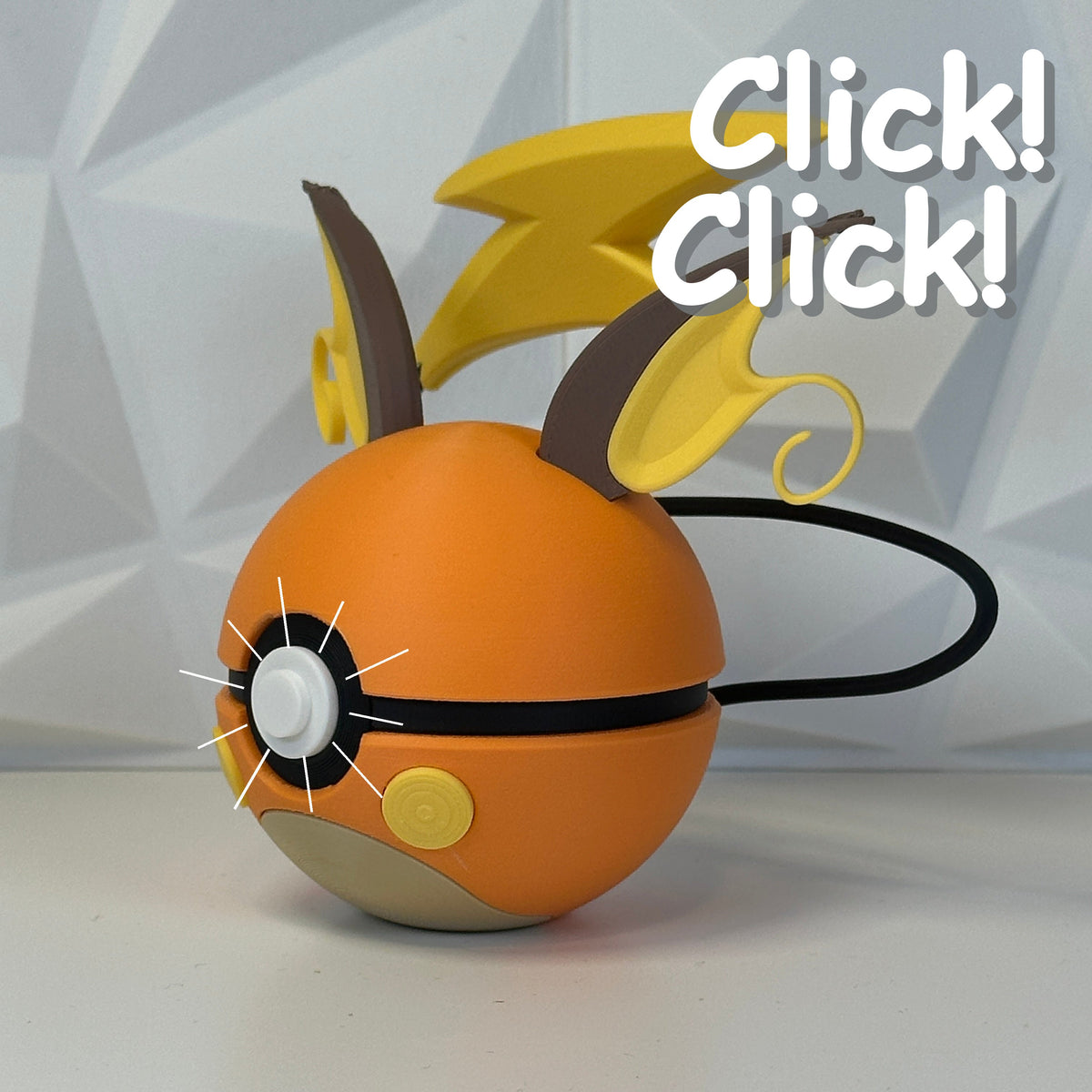 #026 Edición Trueno Veloz - Fan Art Premium Impreso en 3D — Clicker version