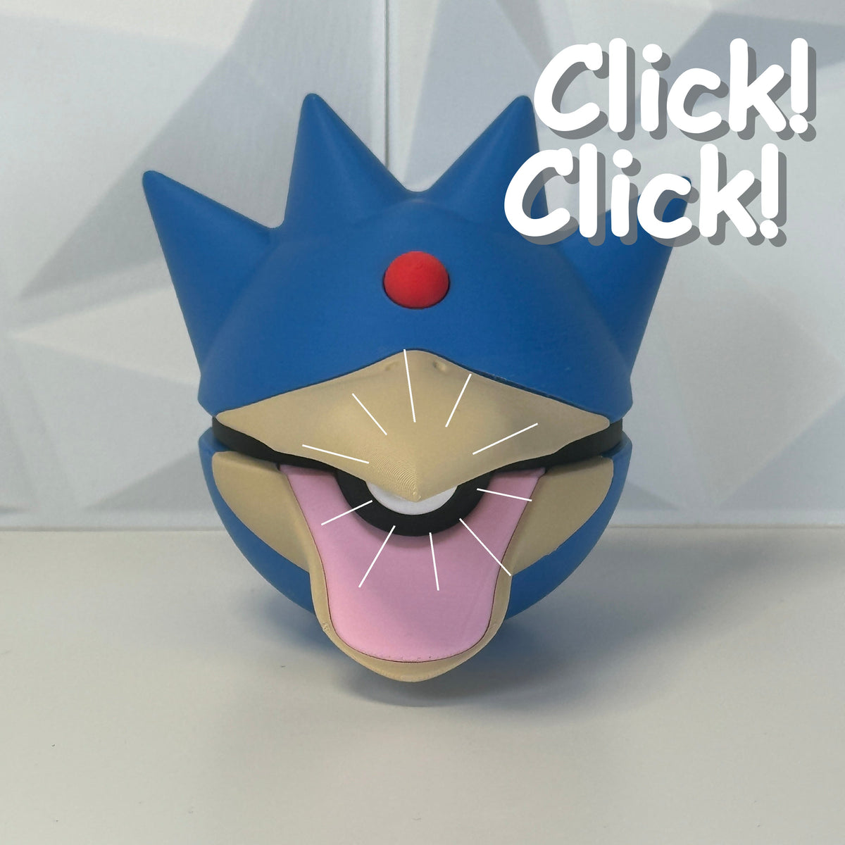 #055 Edición Pato Psíquico - Fan Art Premium Impreso en 3D — Clicker version