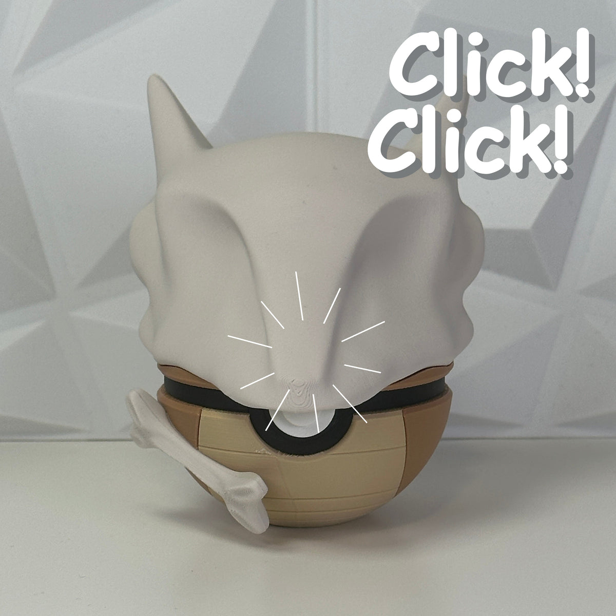 #105 Edición Guerrero de Hueso - Fan Art Premium Impreso en 3D — Clicker version