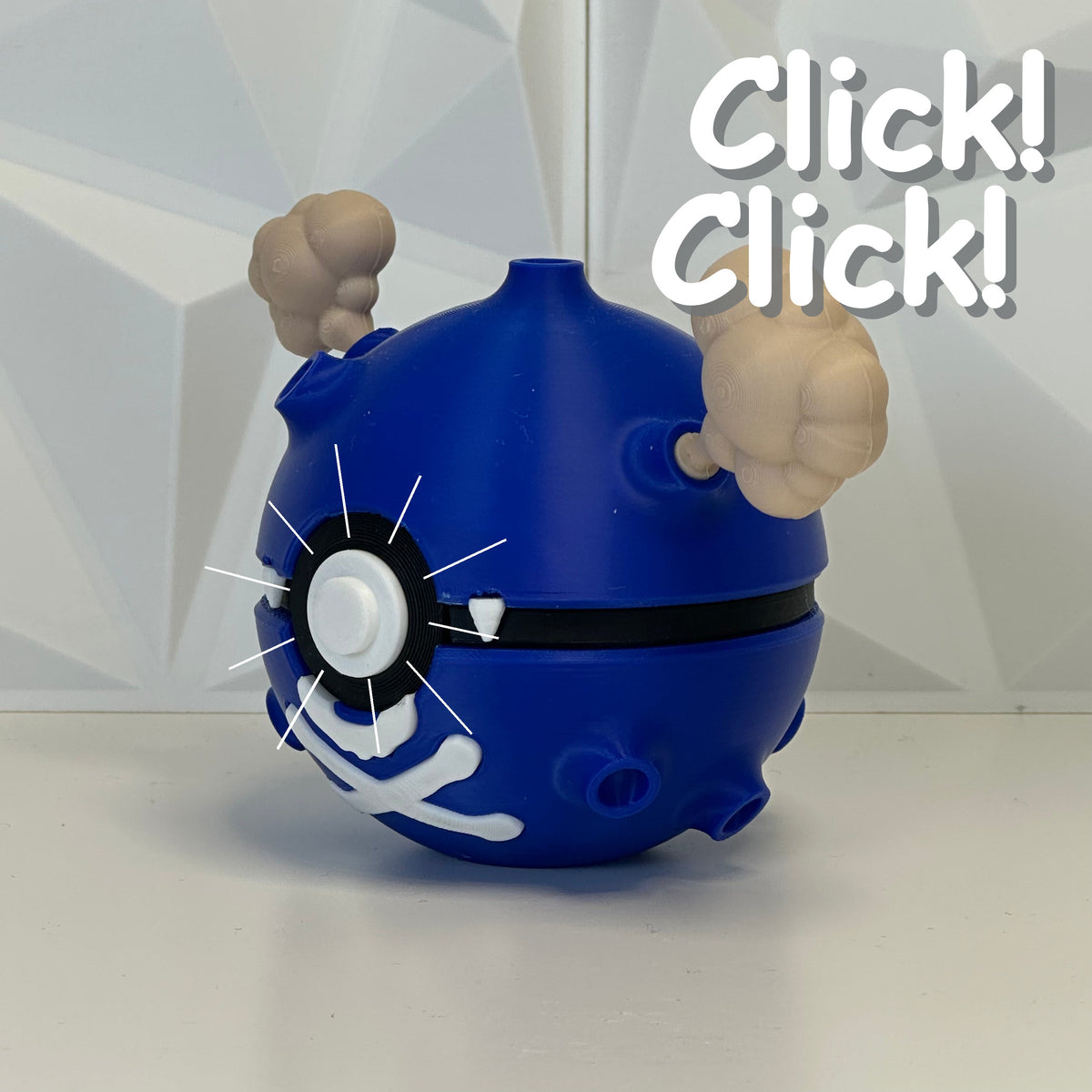 #109 Edición Nube Tóxica - Fan Art Premium Impreso en 3D — Clicker version