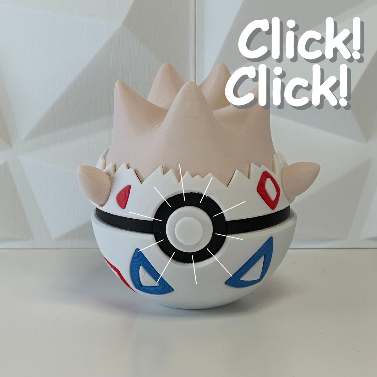 #175 Edición Huevo de la Fortuna - Fan Art Premium Impreso en 3D — Clicker version