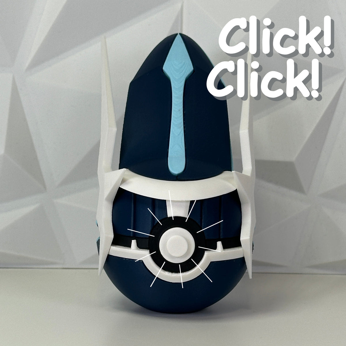#483 Edición Señor del Tiempo - Fan Art Premium Impreso en 3D — Clicker version