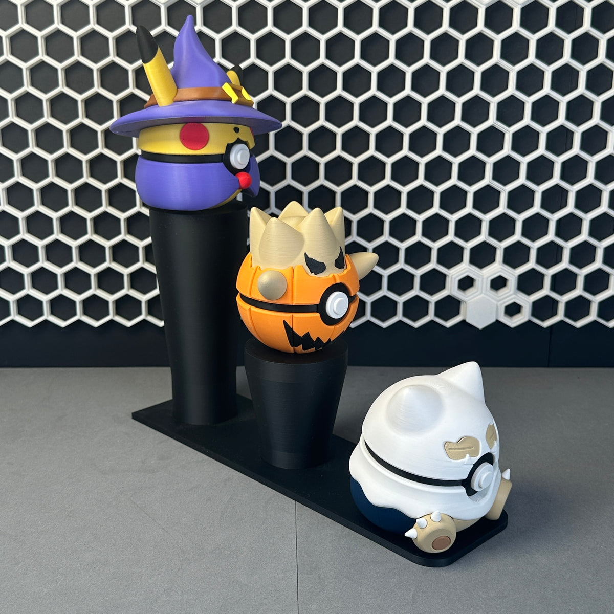 Pack Halloween - Rayo Brujo + Gigante Fantasma + Huevo Calabaza - Fan Art Premium Impreso en 3D