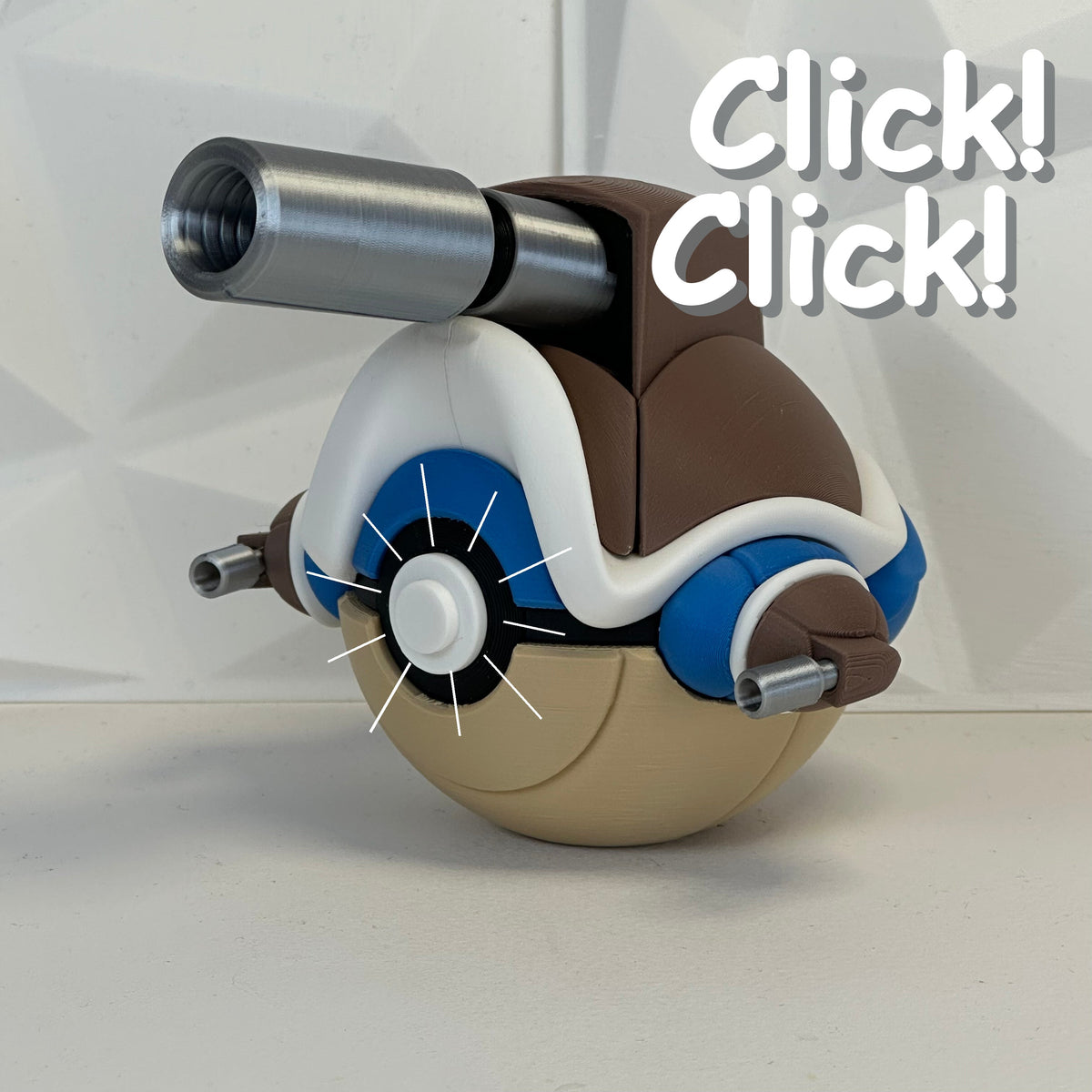 #009 Edición Coloso Acuático Mega - Fan Art Premium Impreso en 3D — Clicker version
