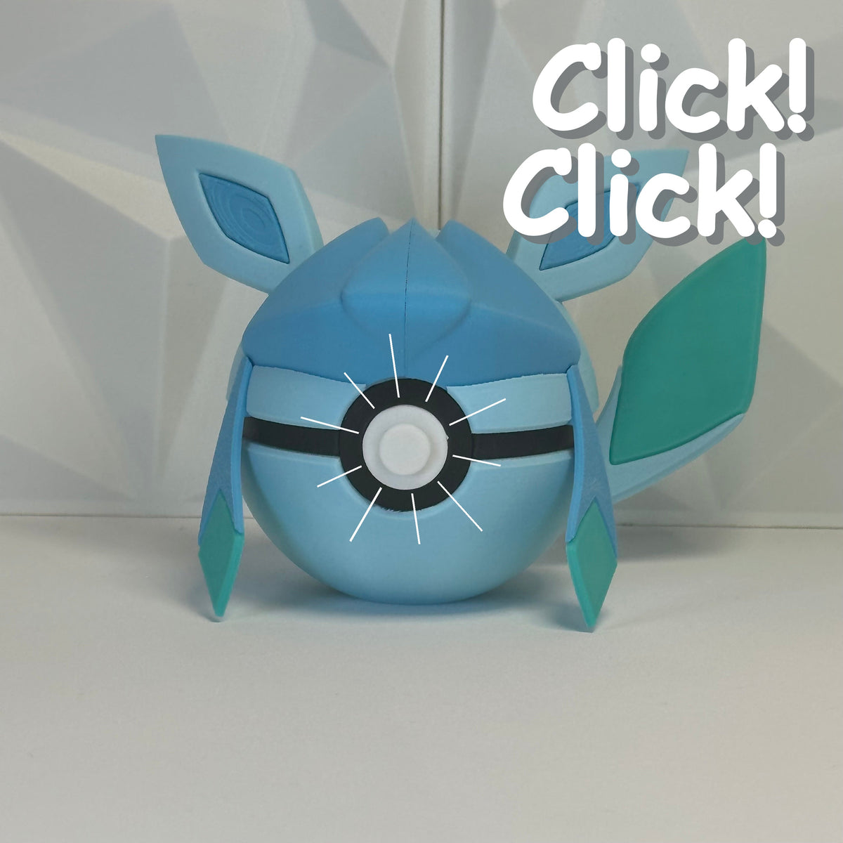 #471 Edición Cristal Helado - Fan Art Premium Impreso en 3D — Clicker version