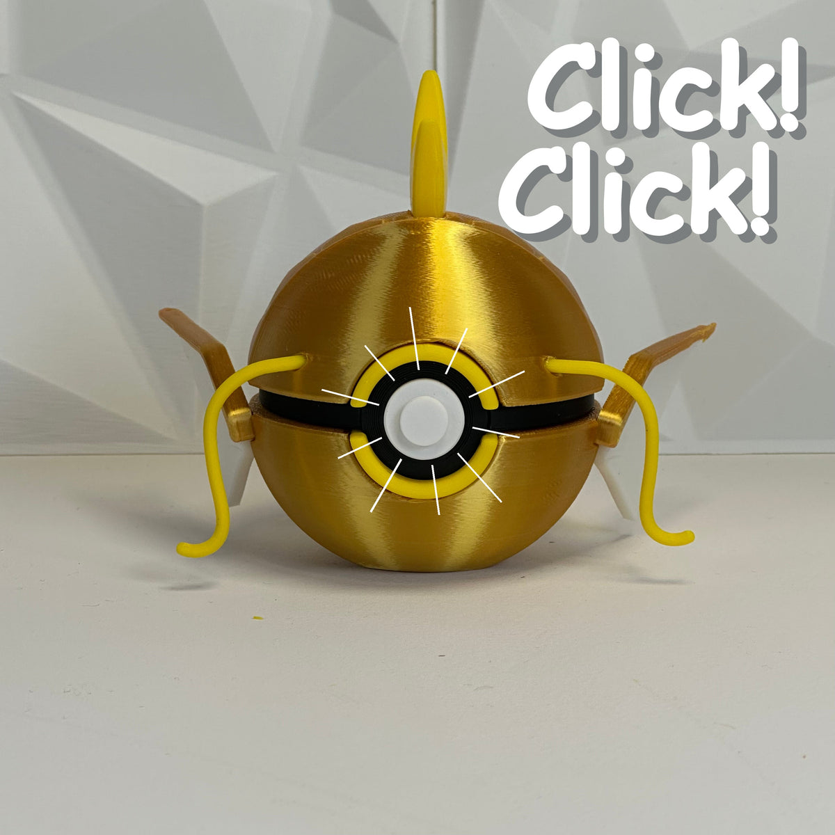 ✨ #129 Edición Escama Dorada Shiny - Fan Art Premium Impreso en 3D — Clicker version