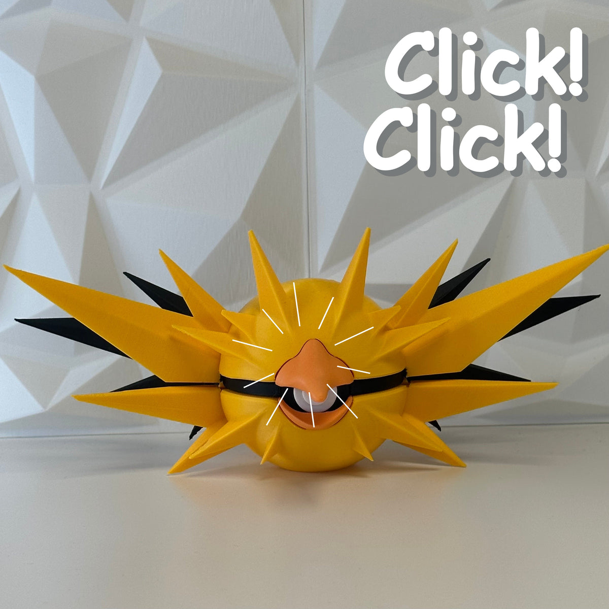 #145 Edición Tormenta Eléctrica - Fan Art Premium Impreso en 3D — Clicker version