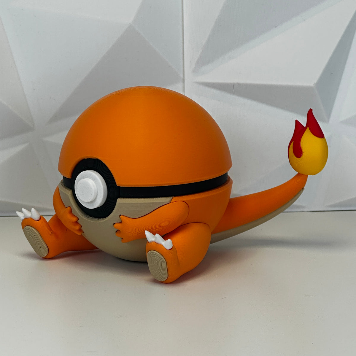 Edición Brasa Inquieta impresa en 3D — vista principal hacia la izquierda