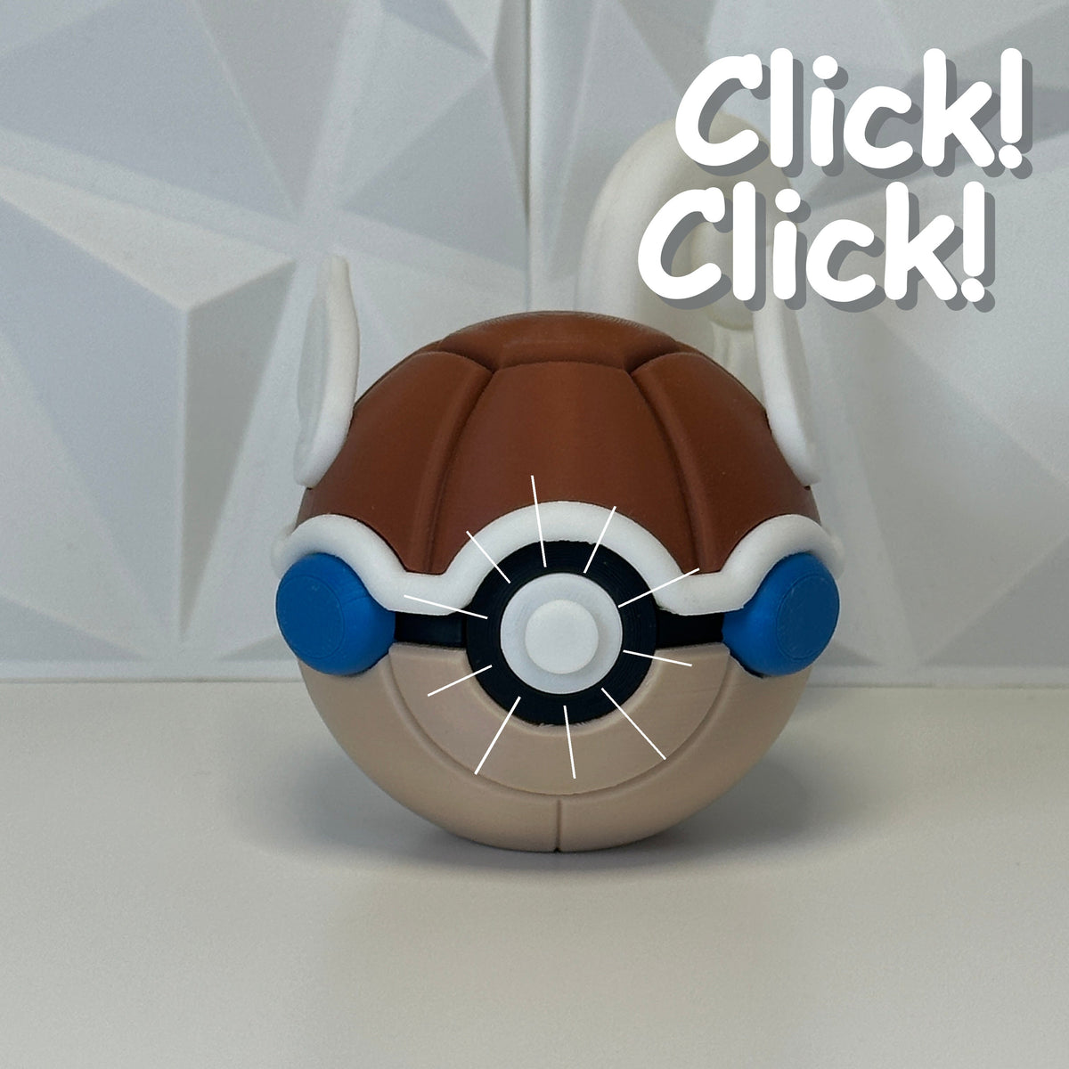 #008 Edición Caparazón Marino - Fan Art Premium Impreso en 3D — Clicker version