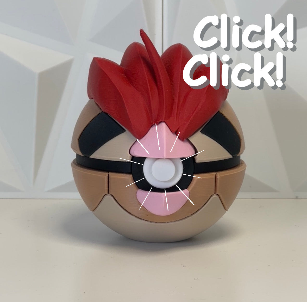 #017 Edición Ala Tormenta - Fan Art Premium Impreso en 3D — Clicker version