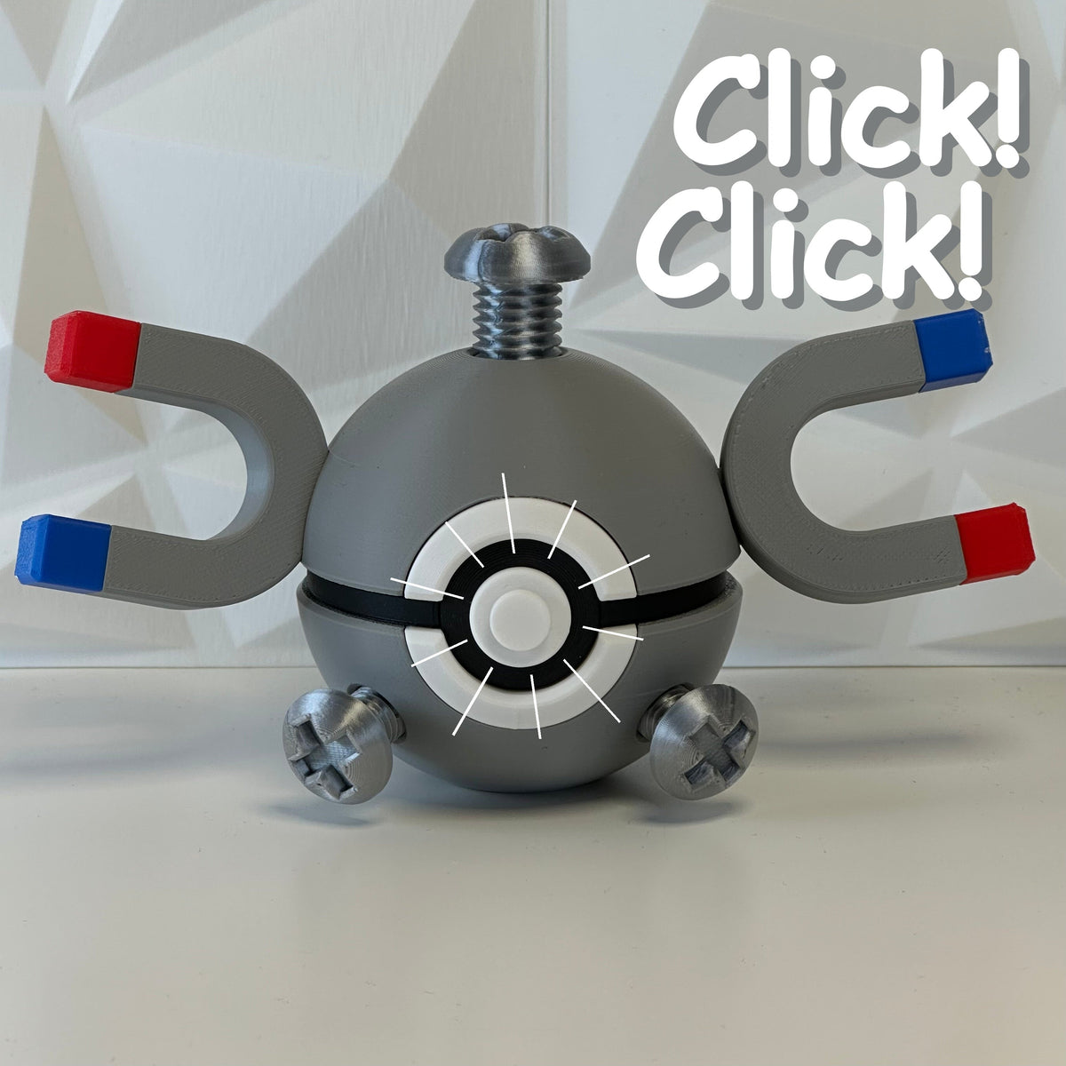 #081 Edición Centinela Magnético - Fan Art Premium Impreso en 3D — Clicker version