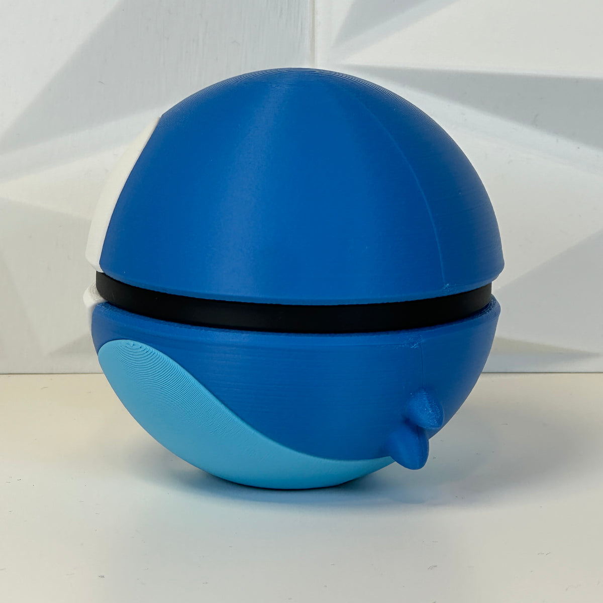 Figura decorativa Centinela del Hielo, esfera de colección 3D estilo gamer - detalle del diseño