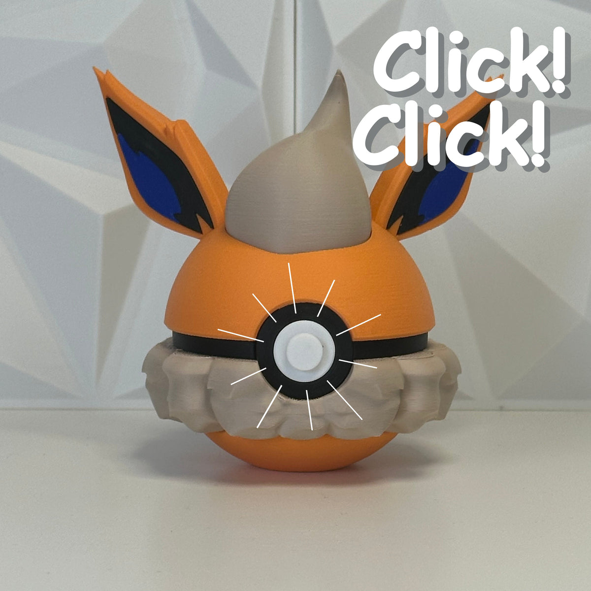 #136 Edición Brasa Etérea - Fan Art Premium Impreso en 3D — Clicker version