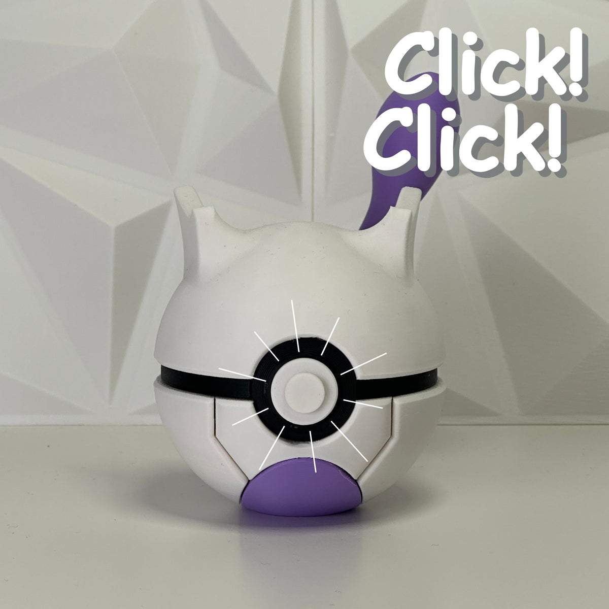 #150 Edición Mente Suprema - Fan Art Premium Impreso en 3D — Clicker version