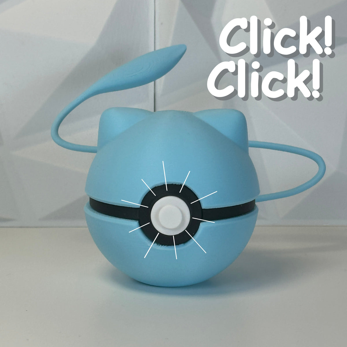 ✨ #151 Edición Origen Etéreo Shiny - Fan Art Premium Impreso en 3D — Clicker version