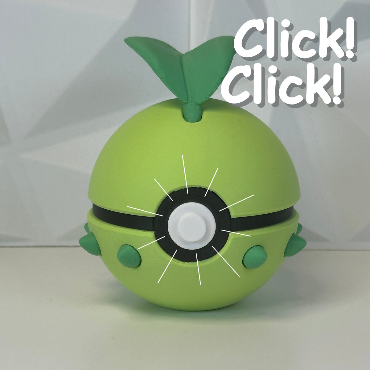 #152 Edición Hoja Primaveral - Fan Art Premium Impreso en 3D — Clicker version