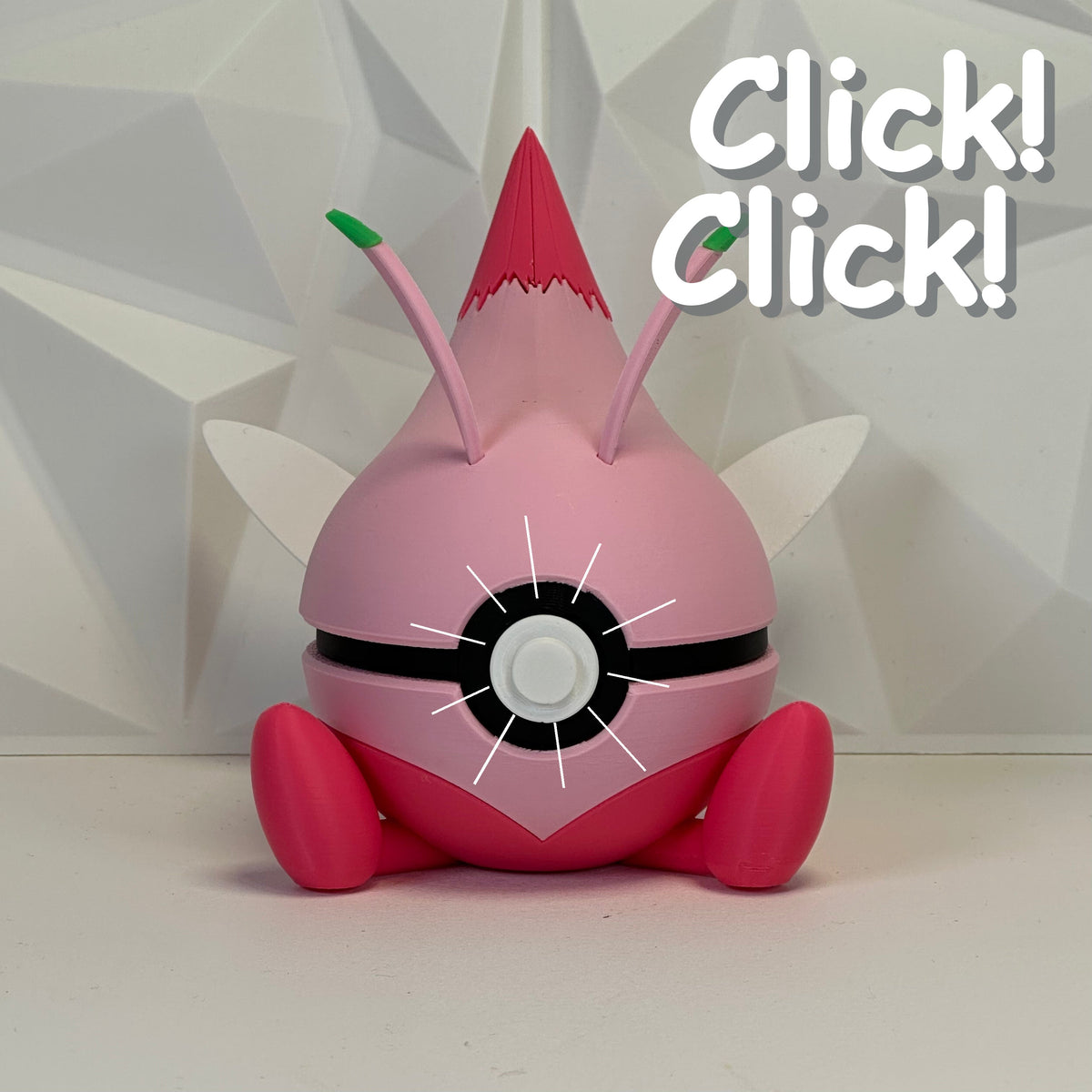 ✨ #251 Edición Viajera del Tiempo Shiny - Fan Art Premium Impreso en 3D — Clicker version