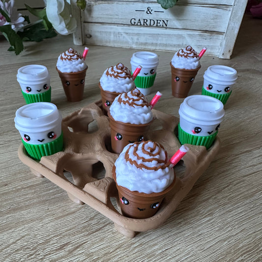 3 en raya bebidas cute