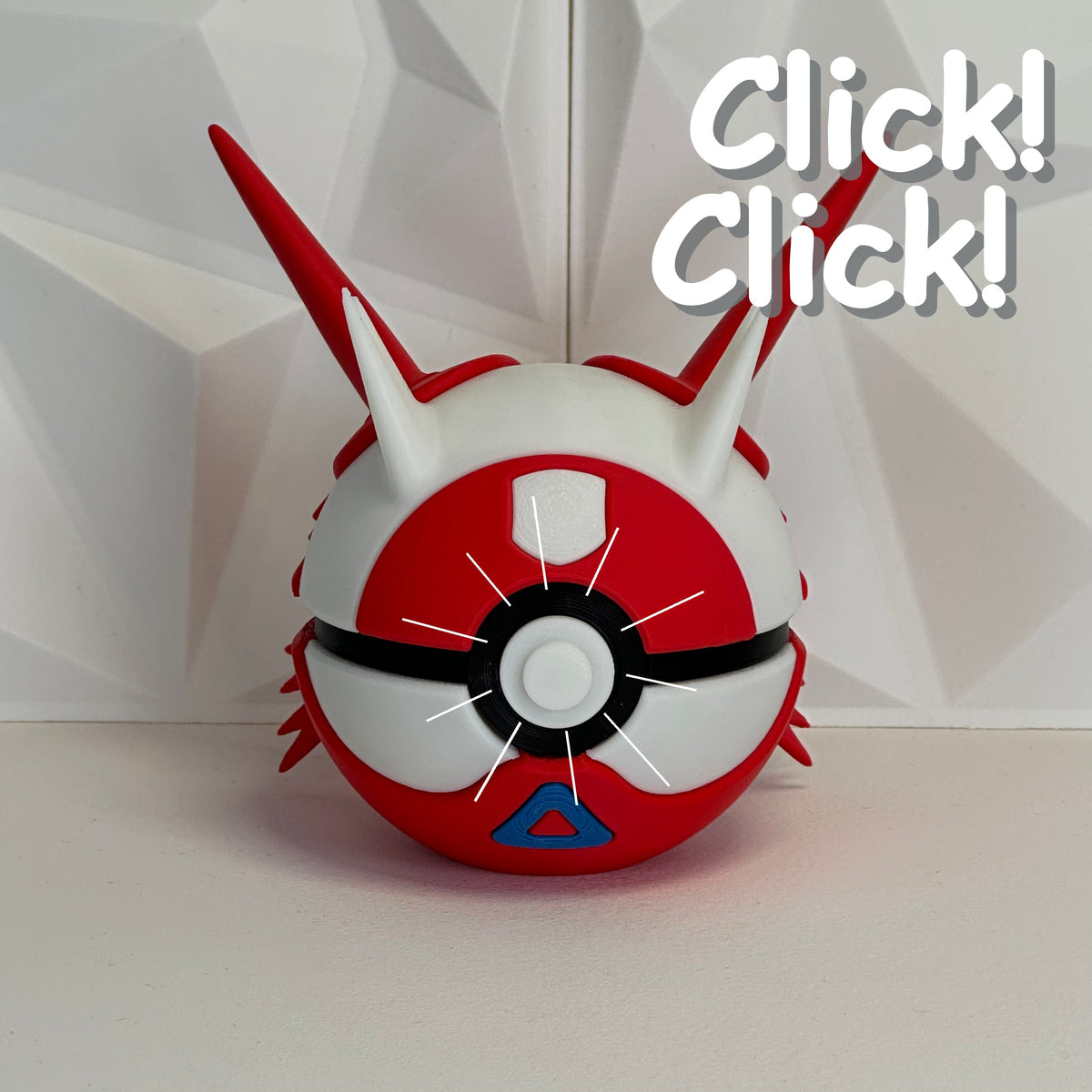 #380 Edición Guardiana Escarlata - Fan Art Premium Impreso en 3D — Clicker version