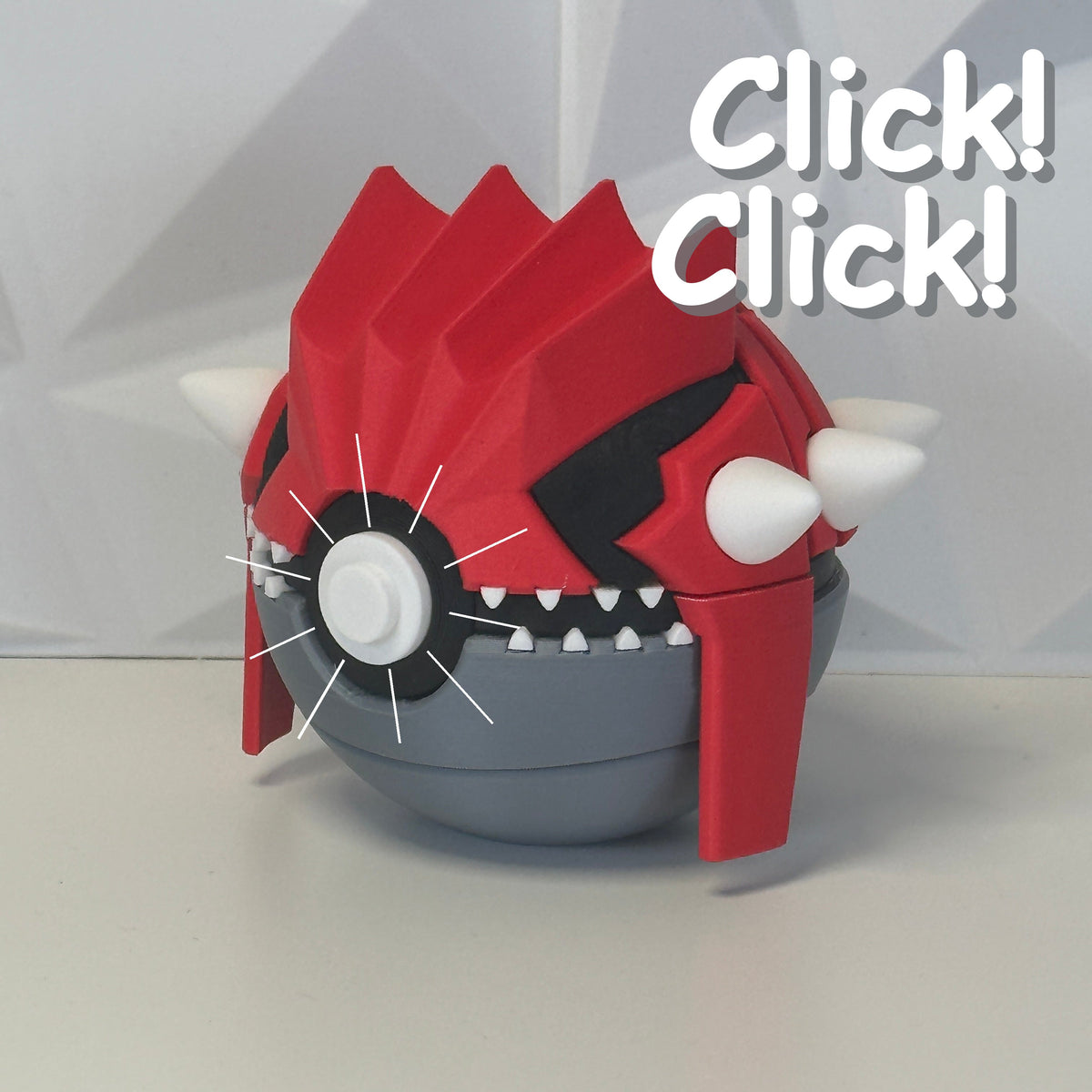 #383 Edición Titán de Magma - Fan Art Premium Impreso en 3D — Clicker version