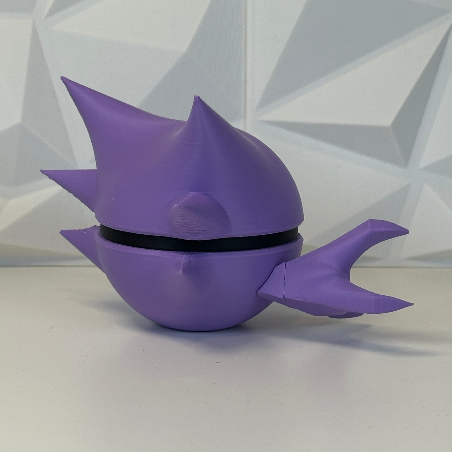 Esfera de colección Acecho Fantasmal para setup gamer, impresa en 3D - detalle del acabado
