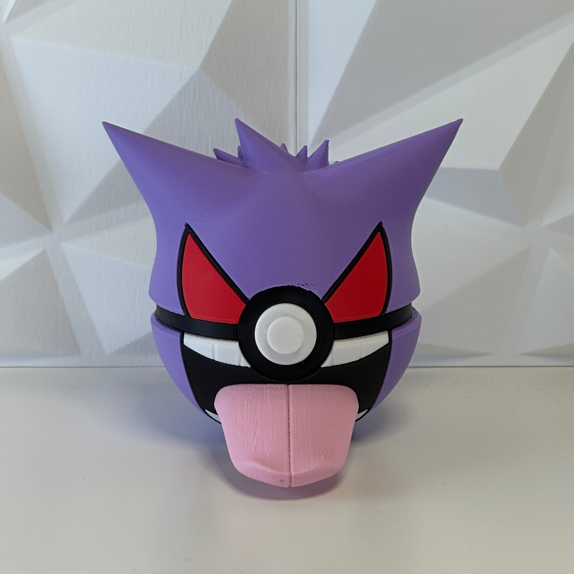 Pokéball edición Gengar vista frontal en PLA Premium