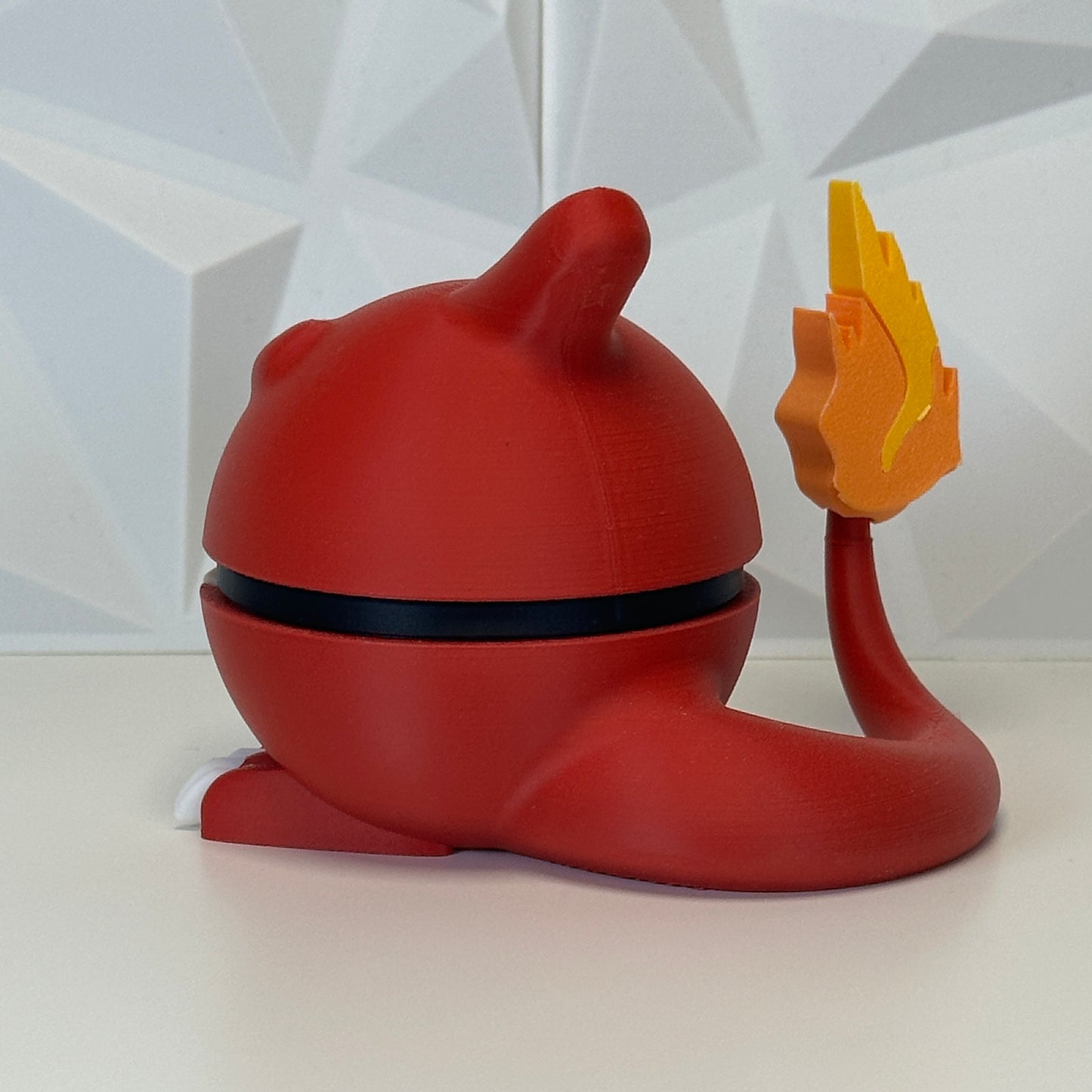 #005 Edición Llama Escarlata - Fan Art Premium Impreso en 3D