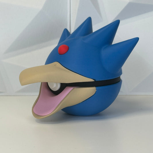 Esfera de colección Pato Psíquico impresa en 3D, coleccionable #055 con base magnética - vista frontal