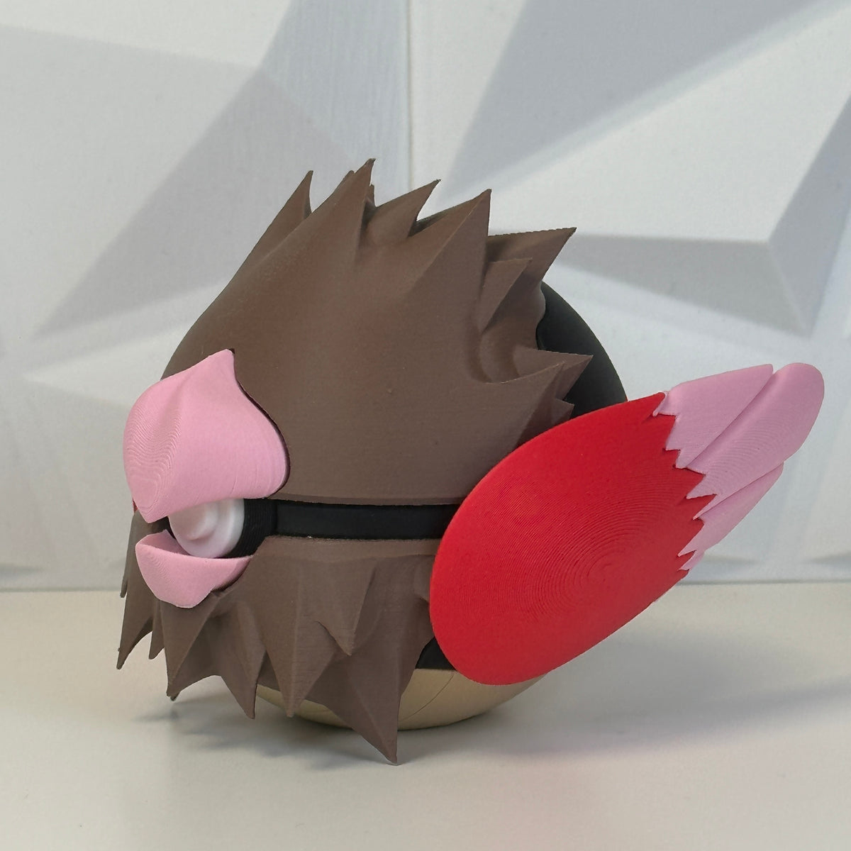 #021 Edición Gorrión Feroz - Fan Art Premium Impreso en 3D