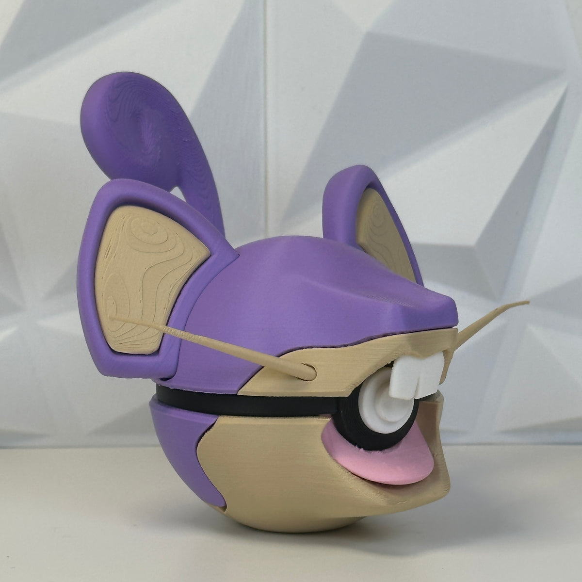 #019 Edición Rata Púrpura - Fan Art Premium Impreso en 3D