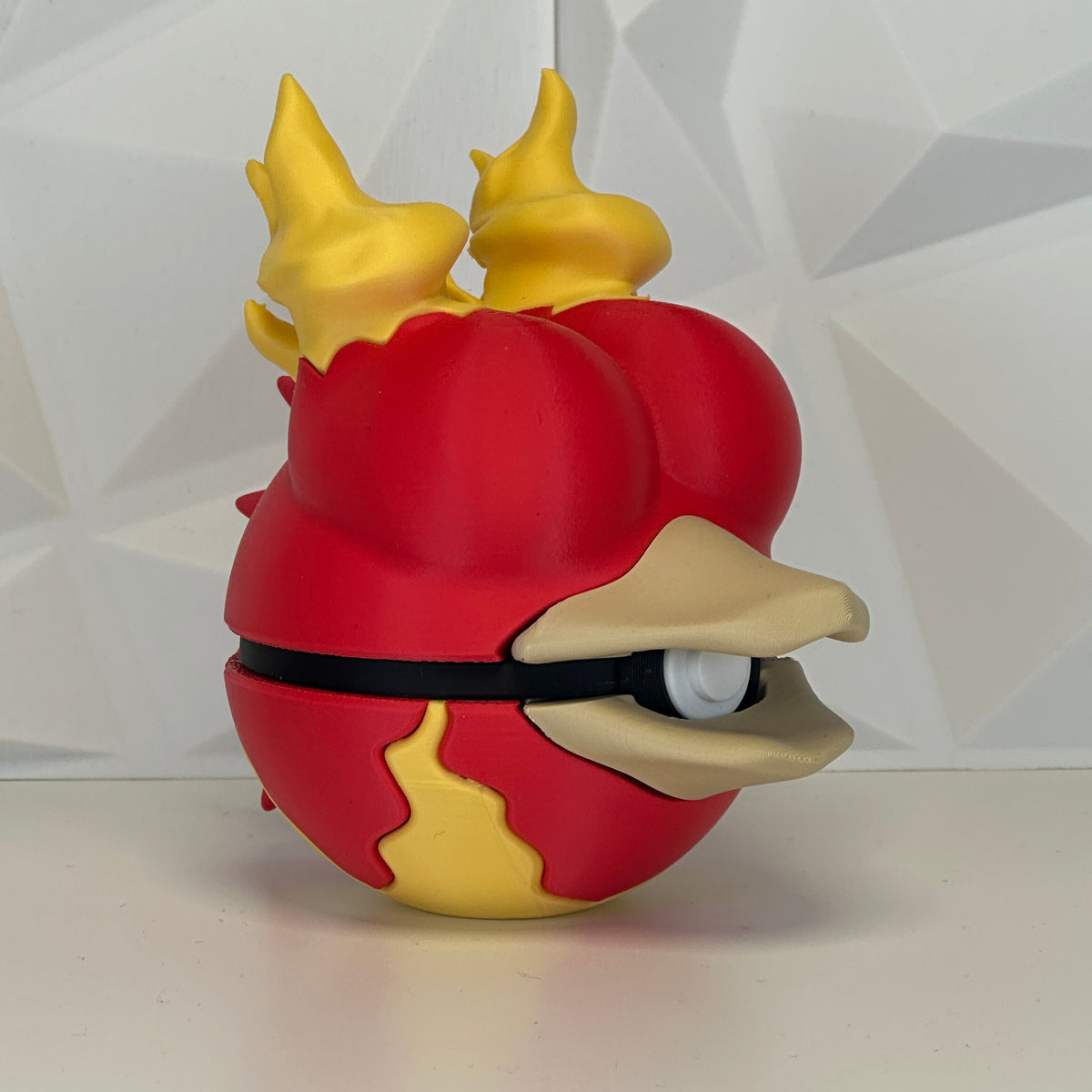Coleccionable Magmar Dreams Collections, esfera 3D con base magnética - vista lateral