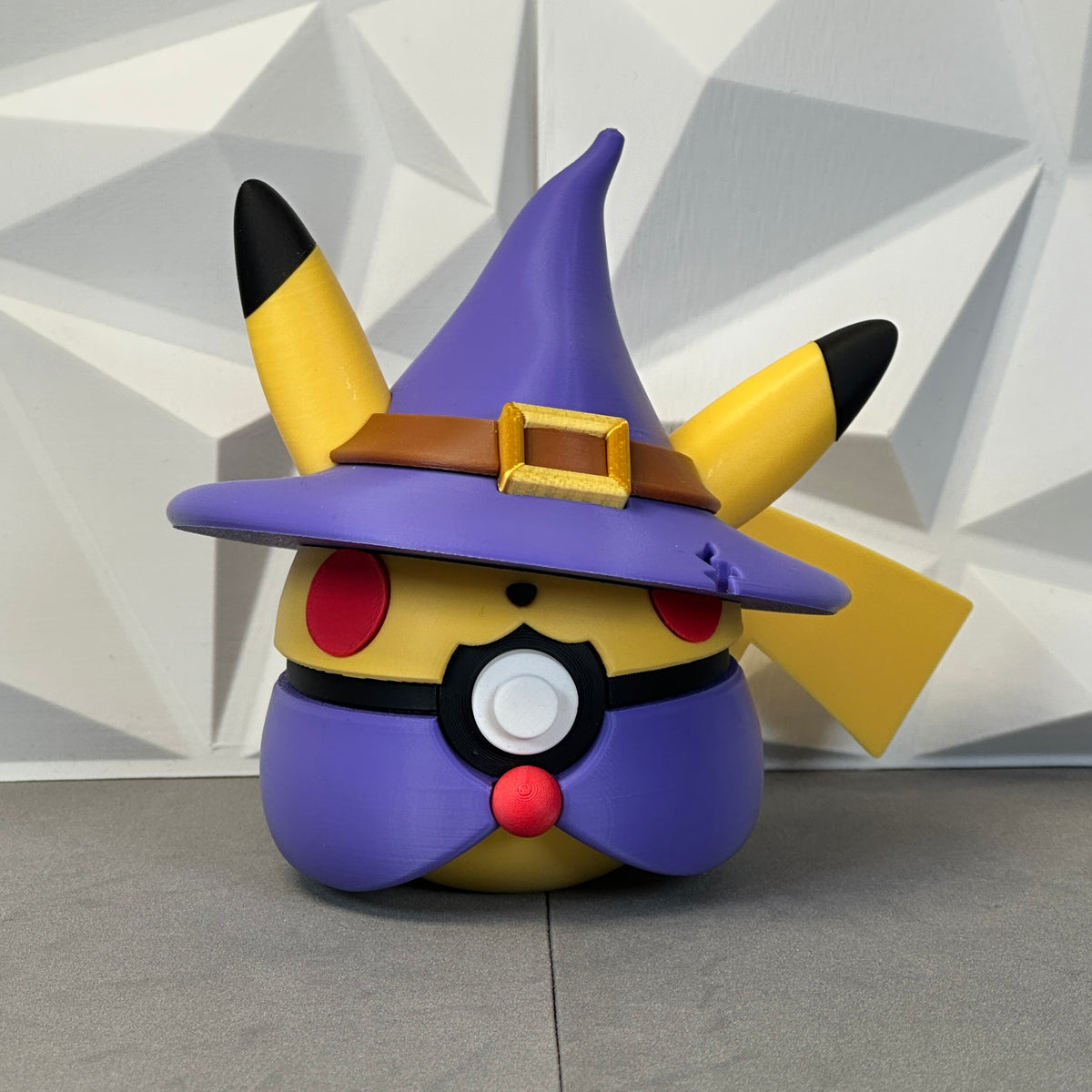 #025 Edición Rayo Brujo Halloween - Fan Art Premium Impreso en 3D