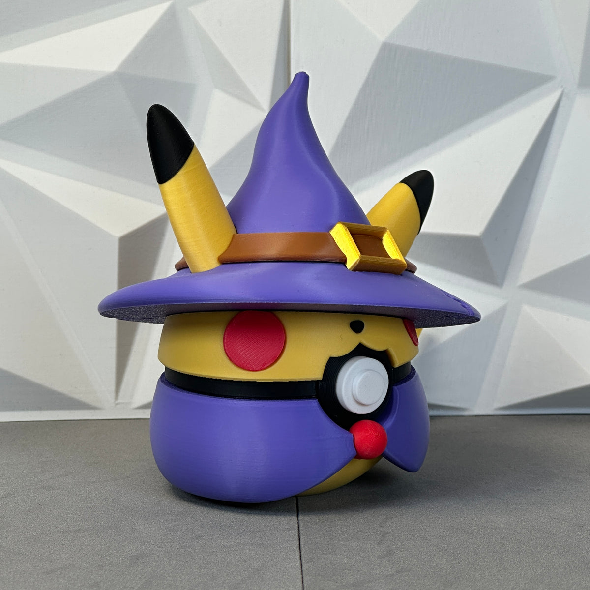 #025 Edición Rayo Brujo Halloween - Fan Art Premium Impreso en 3D