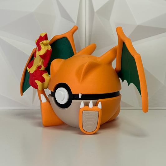 Pokéball Decorativa de Colección: Edición Charizard