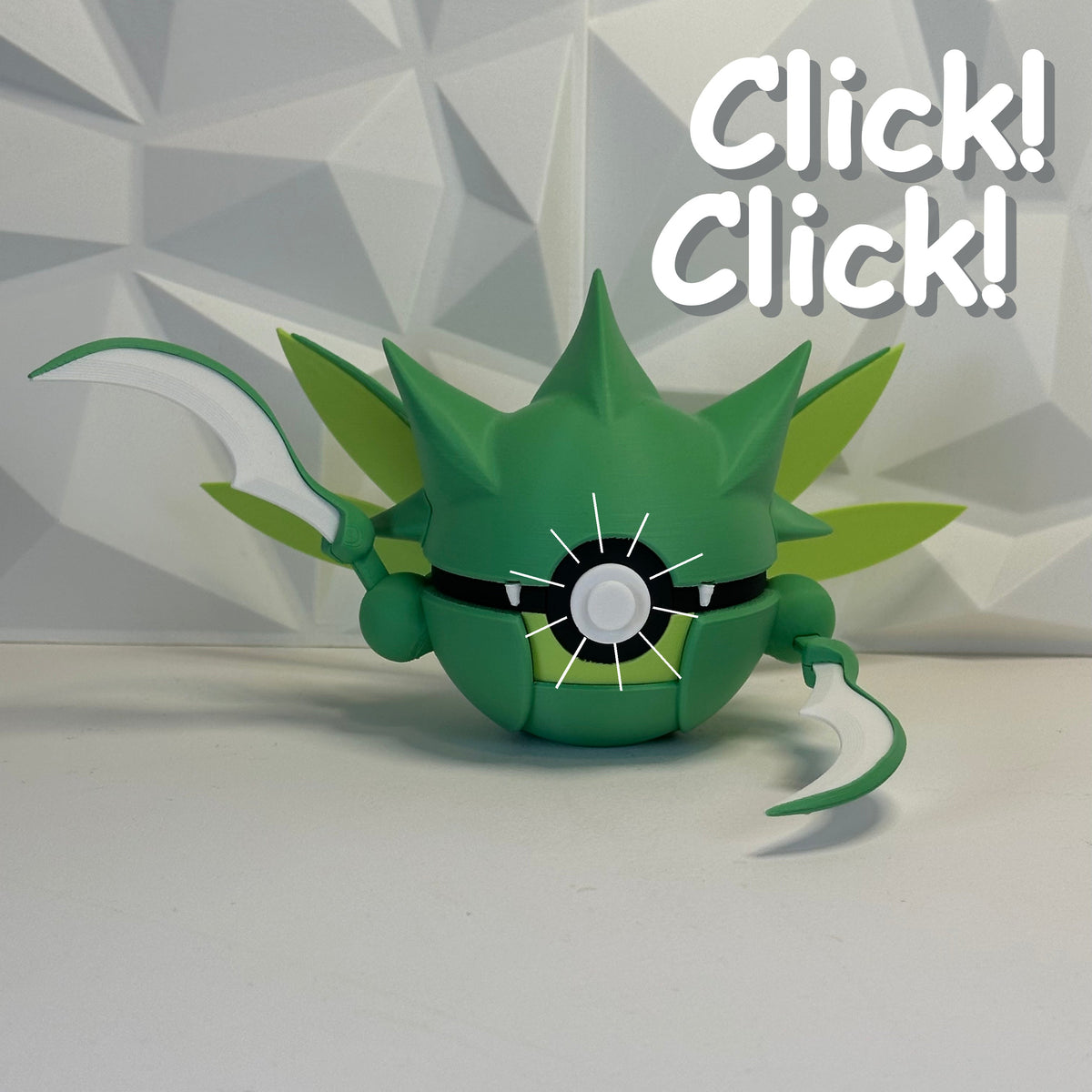 #123 Edición Hoja Veloz - Fan Art Premium Impreso en 3D — Clicker version