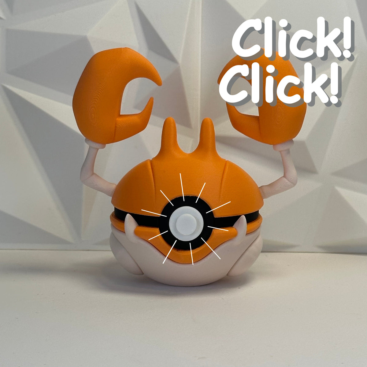 #098 Edición Pinza Carmesí - Fan Art Premium Impreso en 3D — Clicker version
