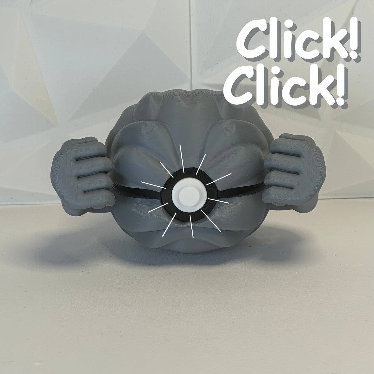 #074 Edición Roca Primordial - Fan Art Premium Impreso en 3D — Clicker version