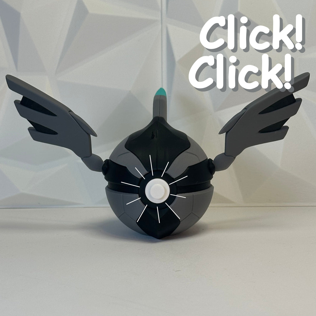 #644 Edición Tormenta Negra - Fan Art Premium Impreso en 3D — Clicker version
