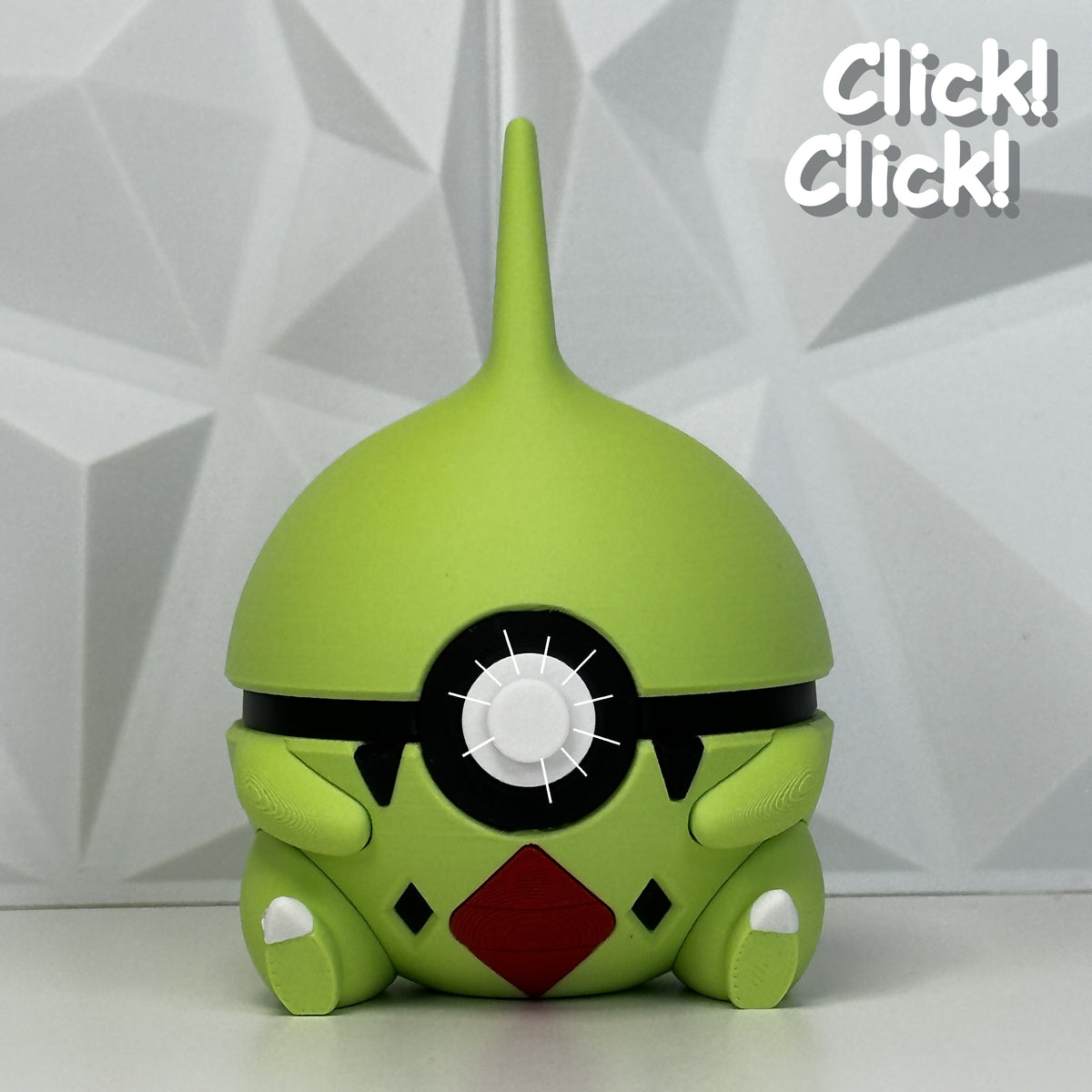 Figura verde con función Clicker